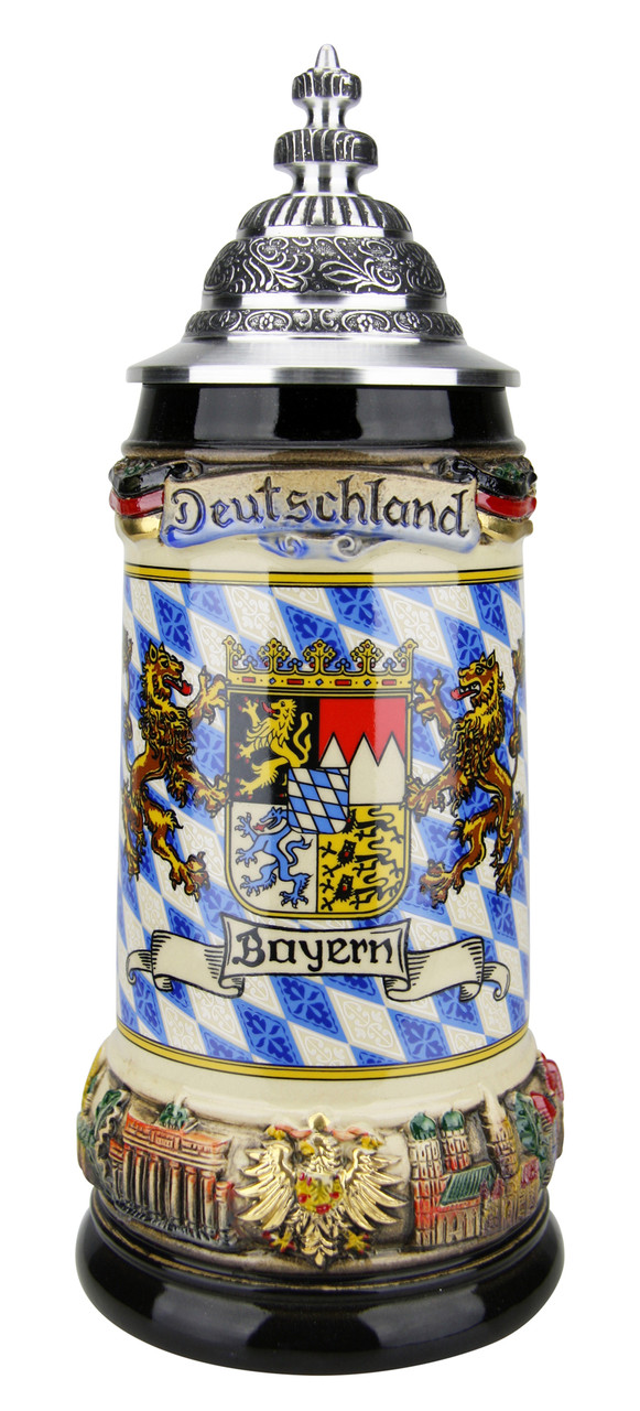 Bayern Coat of Arms Deutschland Beer Stein