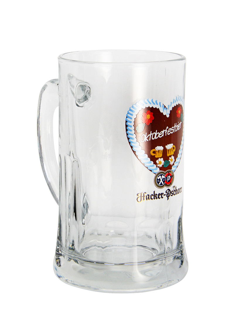PBA KRUNK BEER MUG ビアグラス YGエンターテイメント Hacker Pschorr Oktoberfest Glass Beer Mug 0.5 Liter - GermanSteins.com