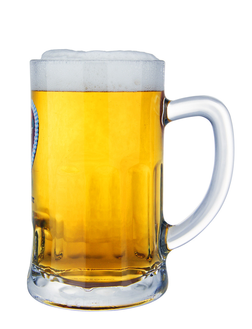 Hacker Pschorr Oktoberfest Glass Beer Mug 0.5 Liter - GermanSteins.com