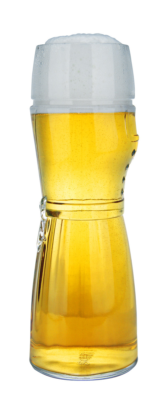 Authentic German Beer Glass Full of Beer