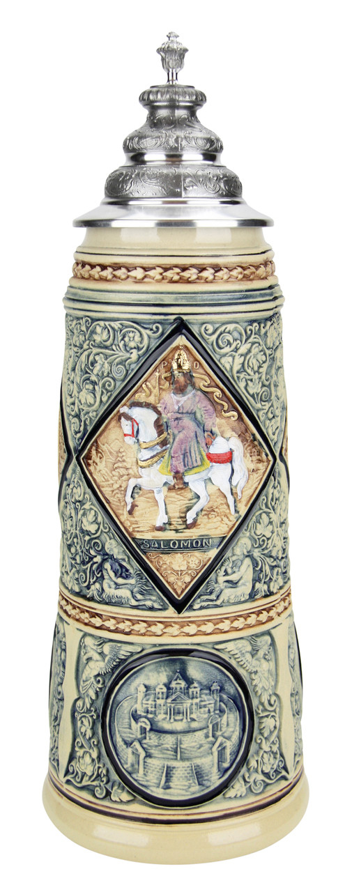 Barkskibet Lindemans Bygget 1869 石版画 King Solomon Beer Stein | King Limitaet 2006