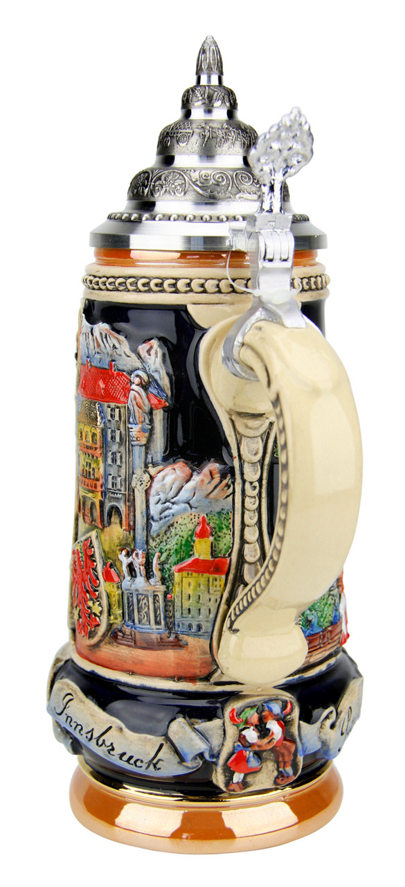 Vienna, Salzburg, Innsbruck Austria Beer Stein