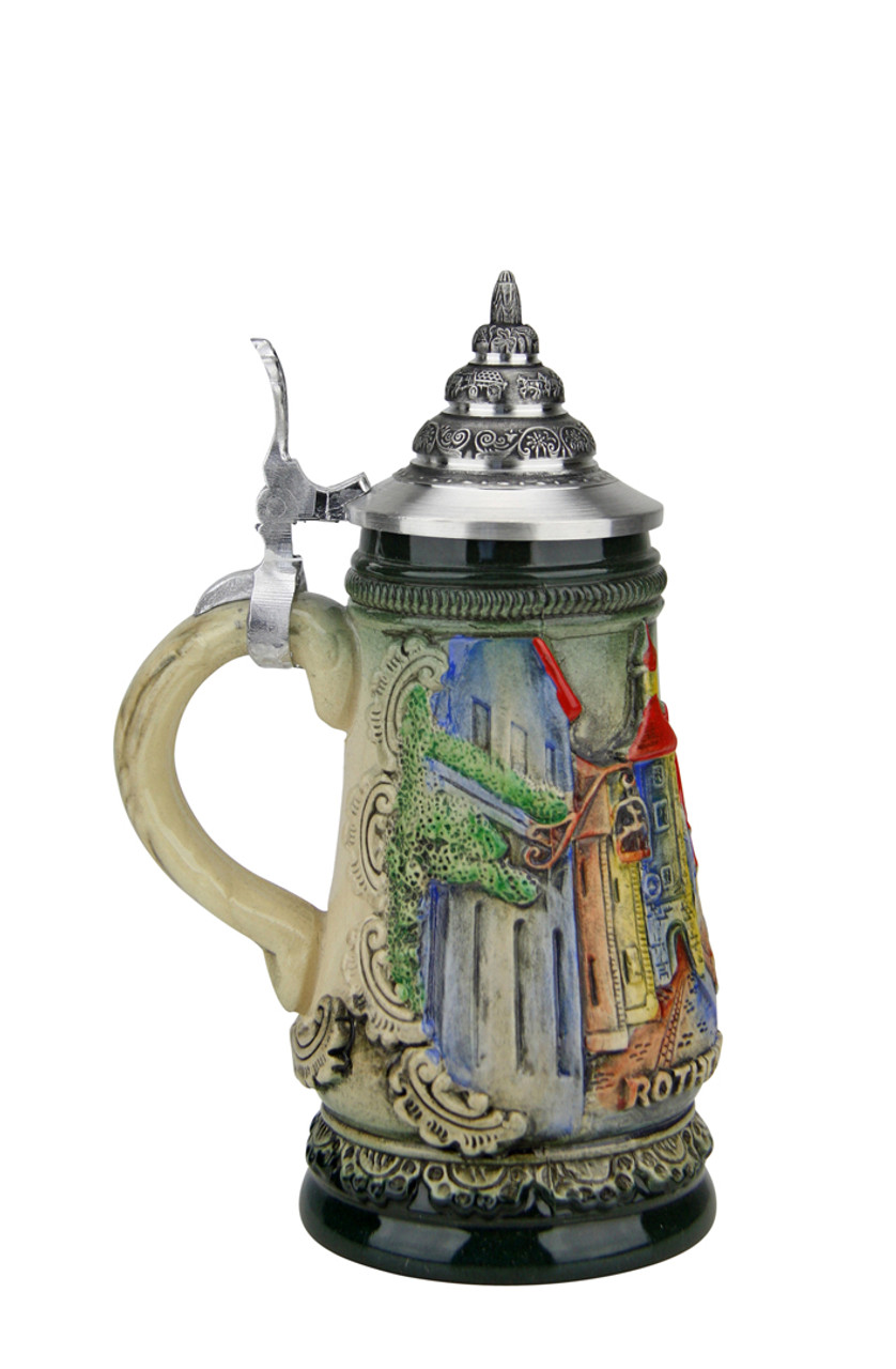 Mini Beer Stein with Pewter Lid | Miniature Beer Steins