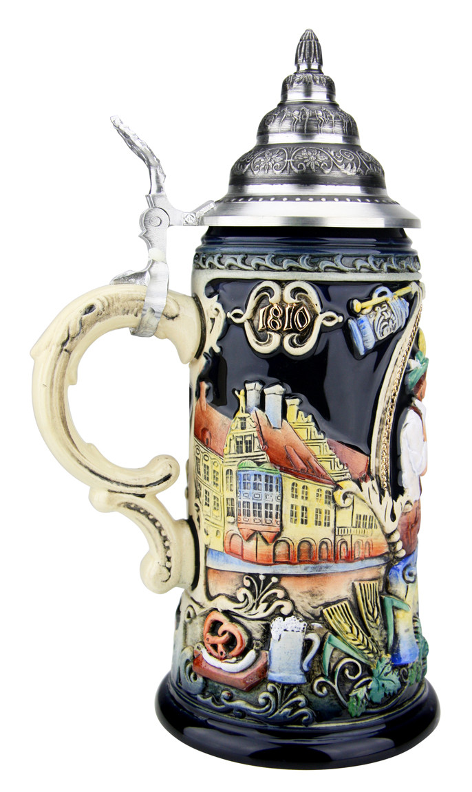  PROSHOPプレート　西ドイツ　ベッケンバウアー 208th Anniversary Oktoberfest Festivities Beer Stein | King Werk