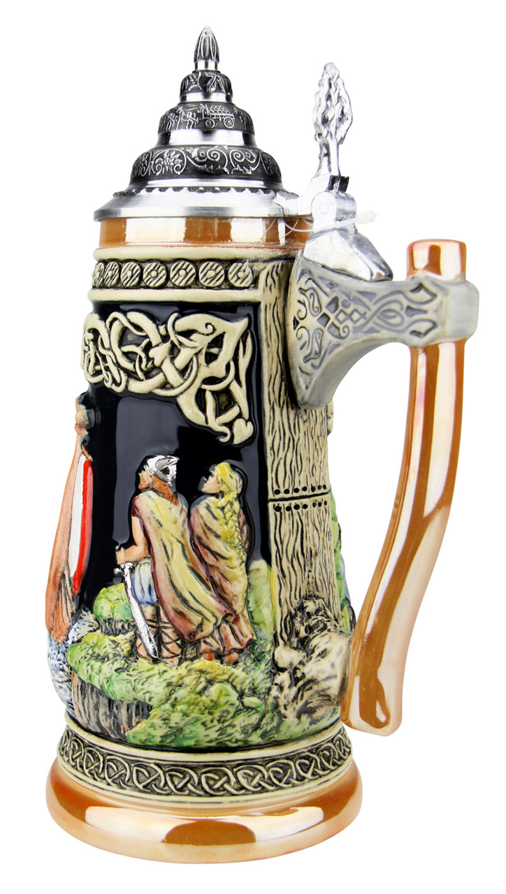 【NEIGHBORHOOD × STRIKING VIKING 陶器製バンク Viking Beer Stein with Axe Handle