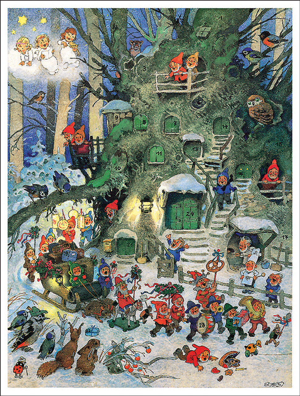 Enchanted Christmas Parade German Advent Calendar
