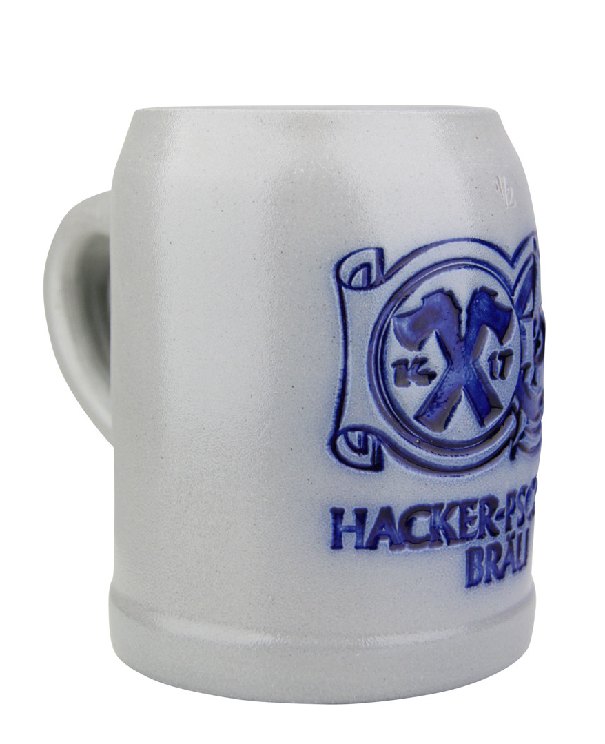 PBA KRUNK BEER MUG ビアグラス YGエンターテイメント Hacker Pschorr Brewery Salt Glaze Stoneware Beer Mug .5L