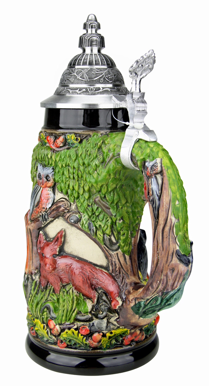 Wildlife Forest German Beer Stein by Zoeller And Born