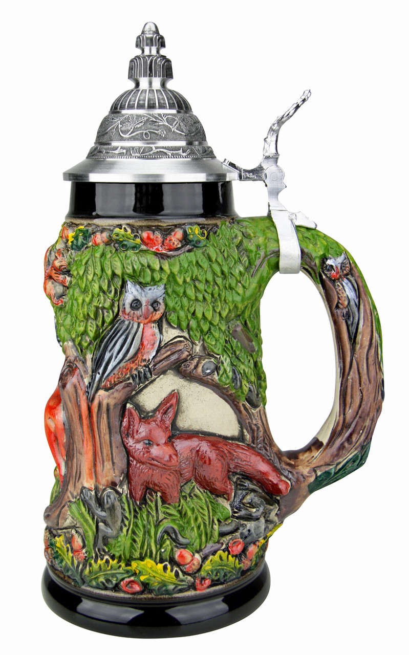 Wildlife Forest German Beer Stein by Zoeller And Born
