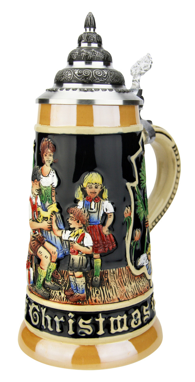 Merry Christmas themed Beer stein: Handcrafted in Germany