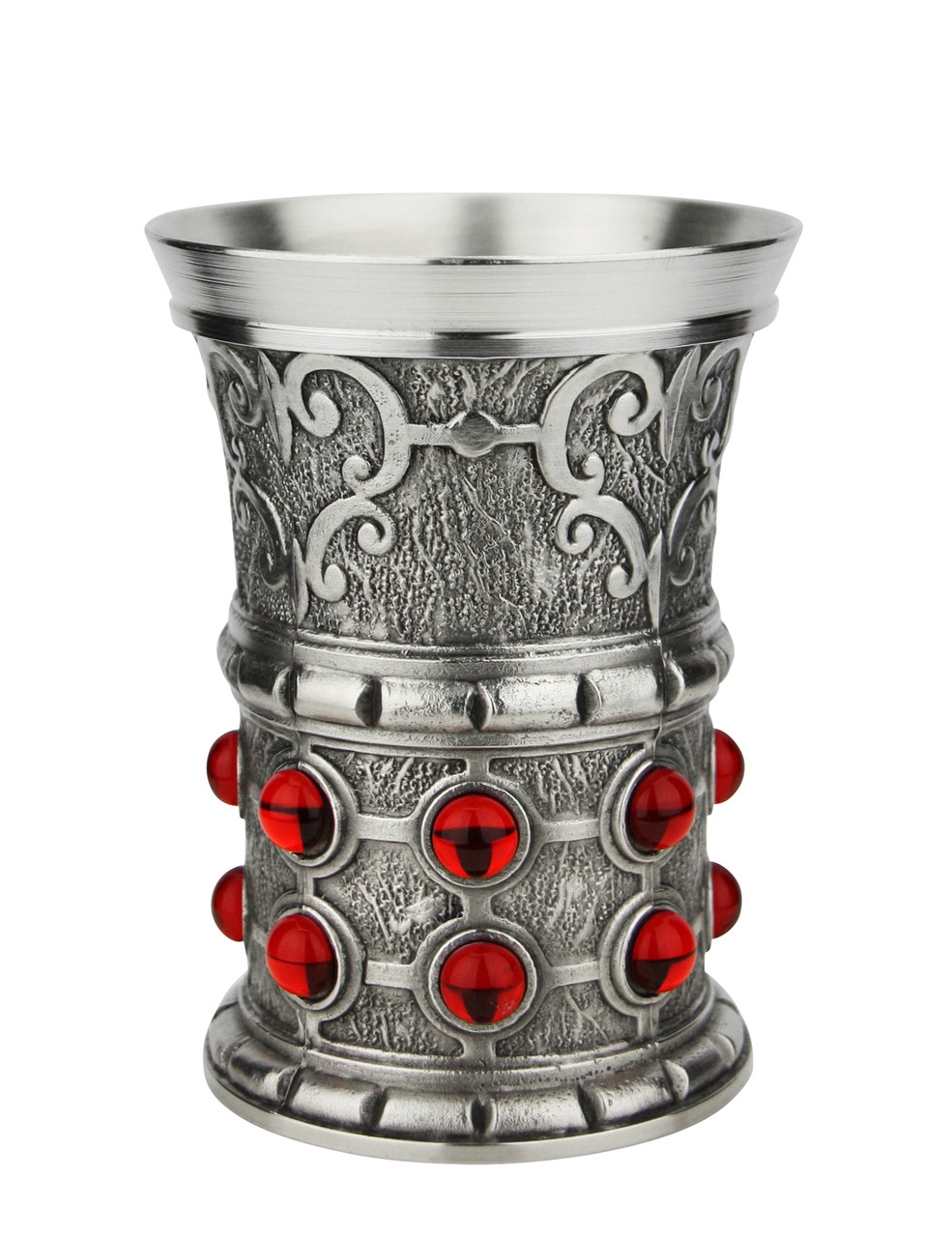 Pewter Rubin Swarovski Chalice Cup - GermanSteins.com