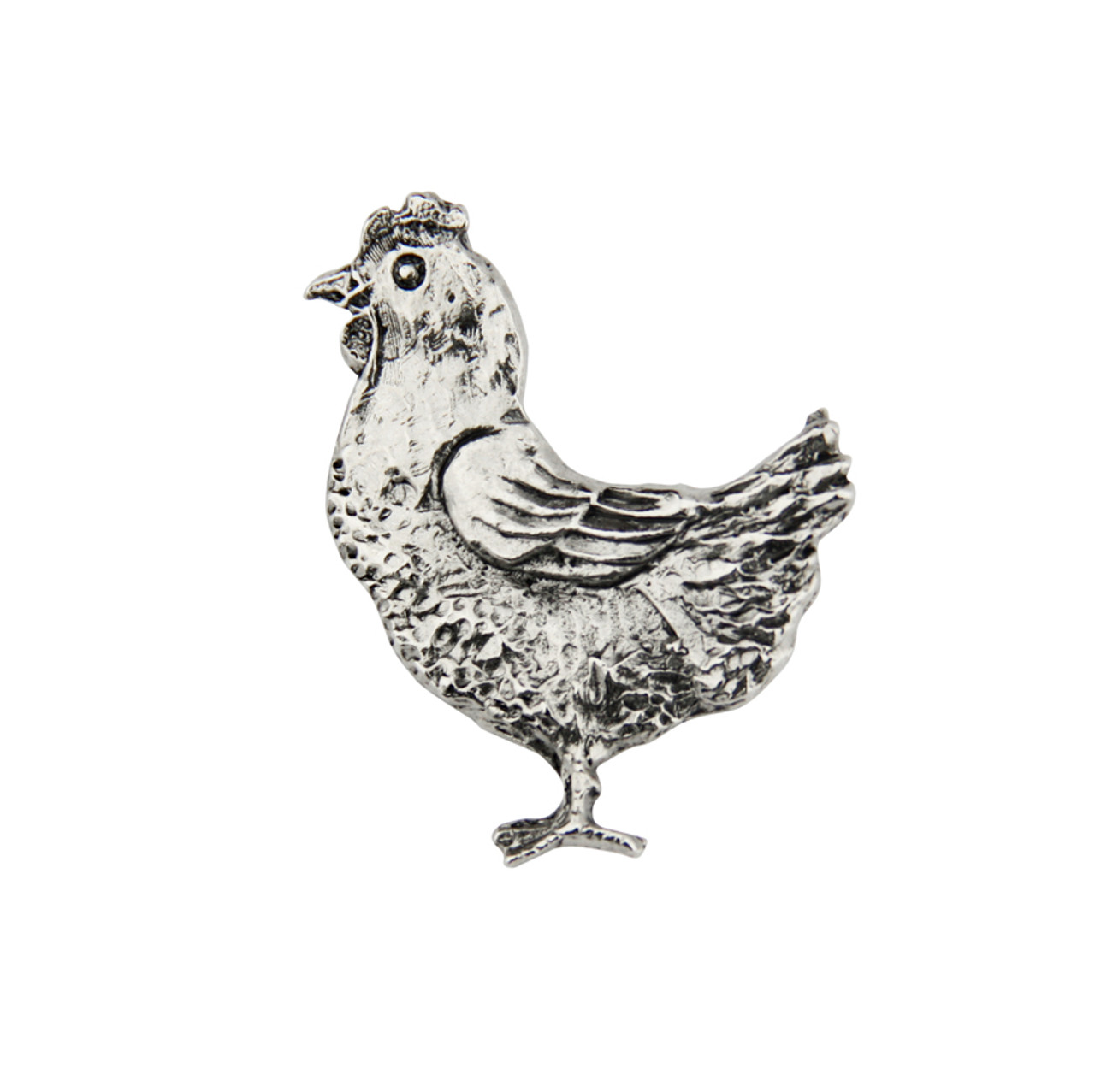 Chicken | Hen German Pewter Hat Pin