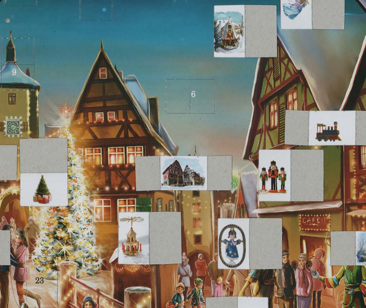 Rothenburg at Christmas German Advent Christmas Calendar