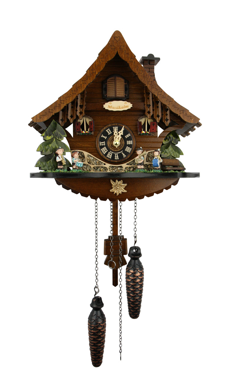 Musical | Musikalm Oompah Band Chalet Black Forest Quartz Cuckoo