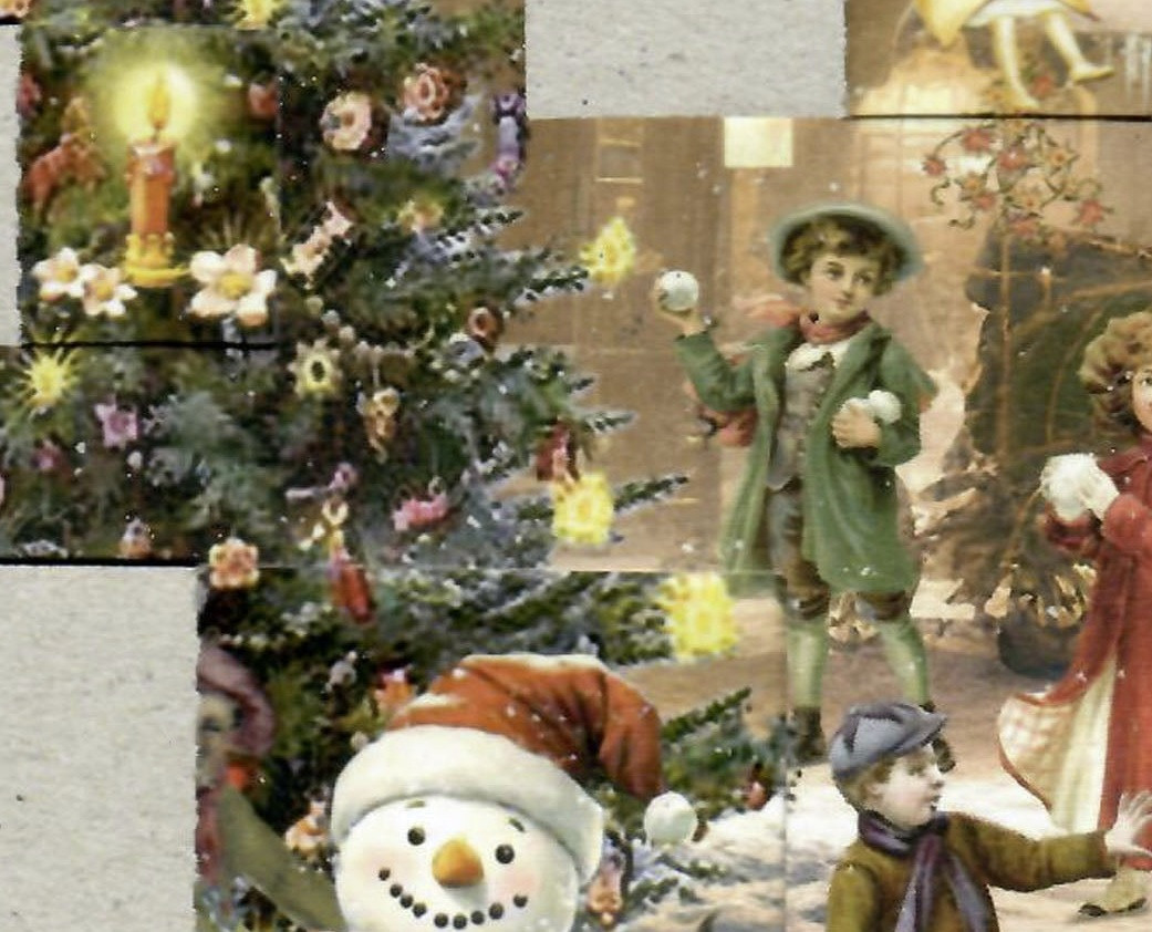 Victorian Christmas at the Train Station German Advent Calendar