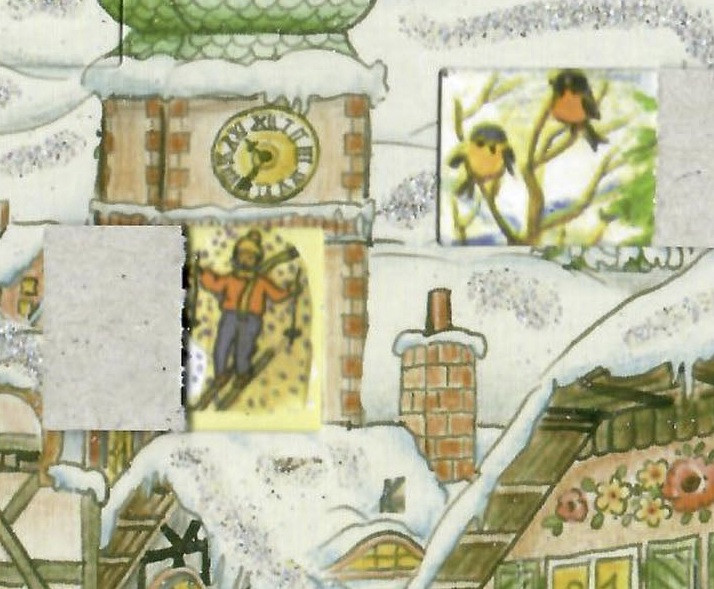 Manger in the Alps German Christmas Advent Calendar