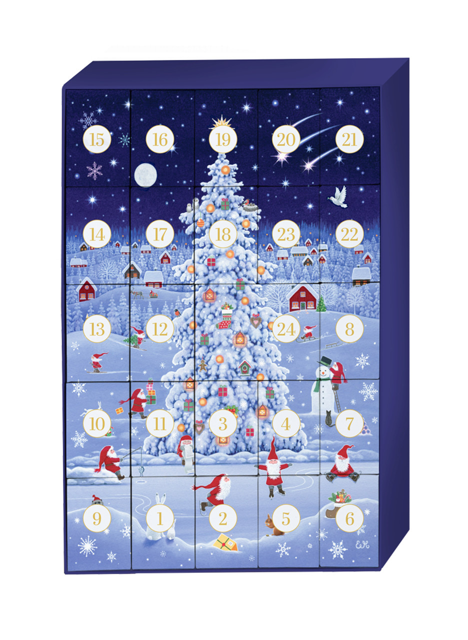 Nisse Winter Christmas Tree Puzzle German Advent Calendar