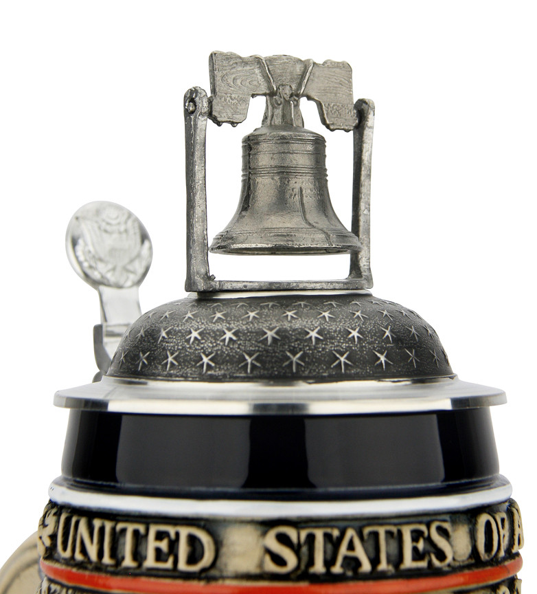 250th USA Anniversary Commemorative Beer Stein with Liberty Bell Lid | Exclusive Item