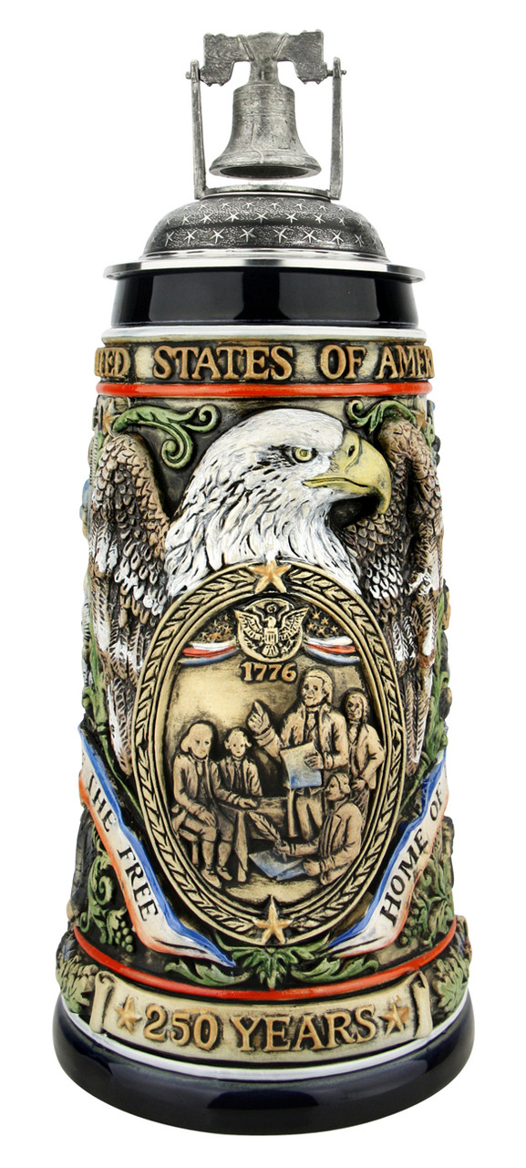 250th USA Anniversary Commemorative Beer Stein with Liberty Bell