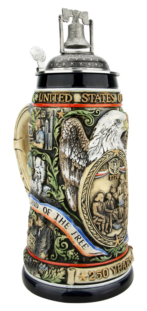250th USA Anniversary Commemorative Beer Stein with Liberty Bell