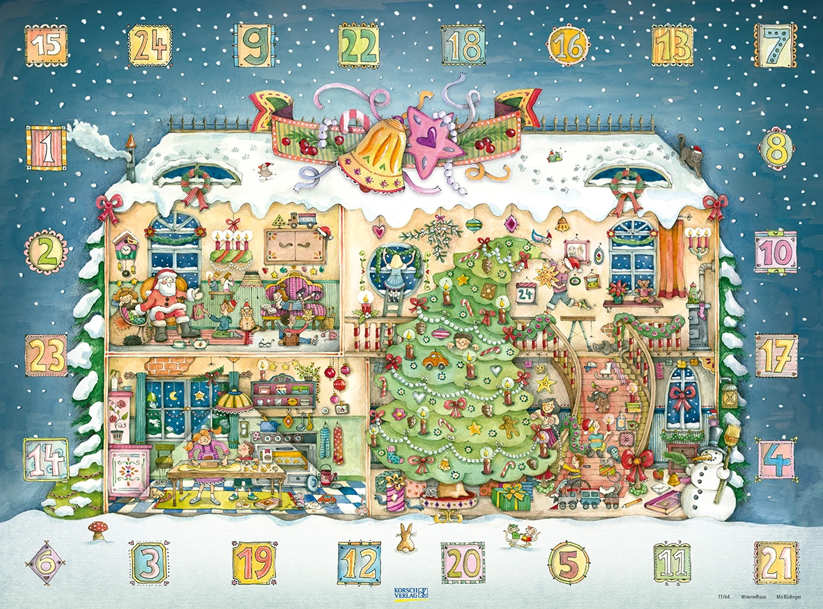 Christmas House | Spot the Hidden Objects | Extra Large German Advent Calendar