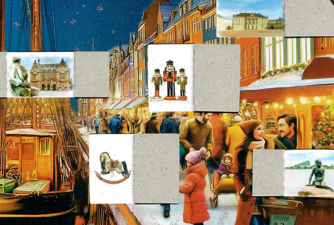 Copenhagen Christmas Market German Advent Christmas Calendar
