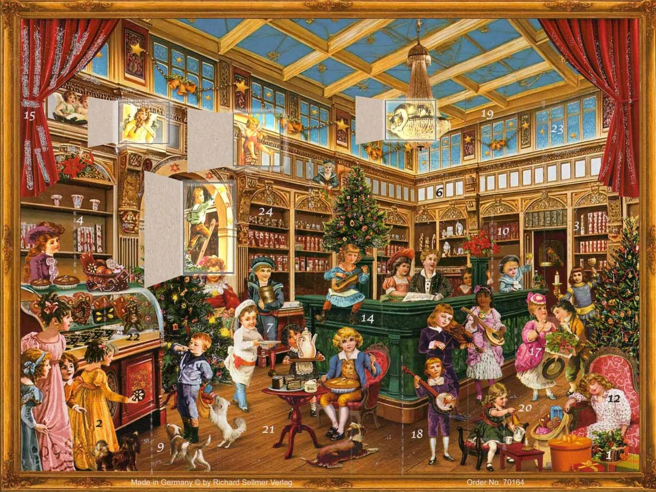Victorian Christmas at the General Store German Advent Calendar