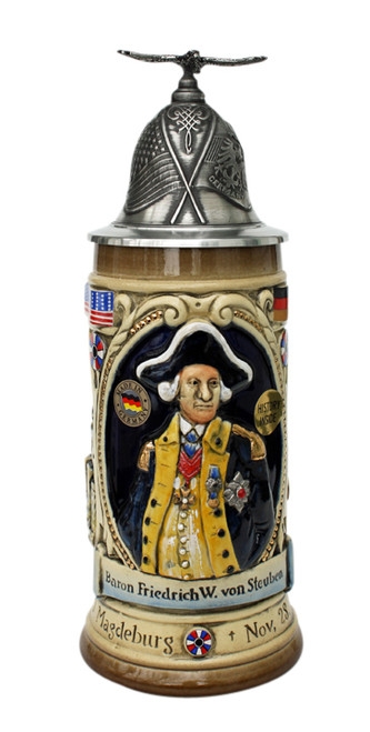 Baron Friedrich Von Steuben Beer Stein