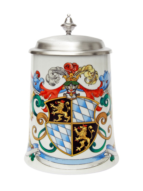 Bavaria Shield and Lion Porcelain Beer Stein