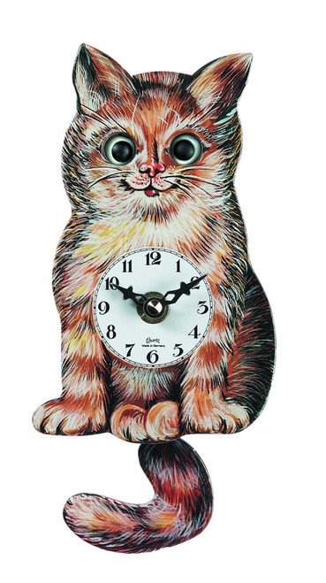 German Cat Mini Clock