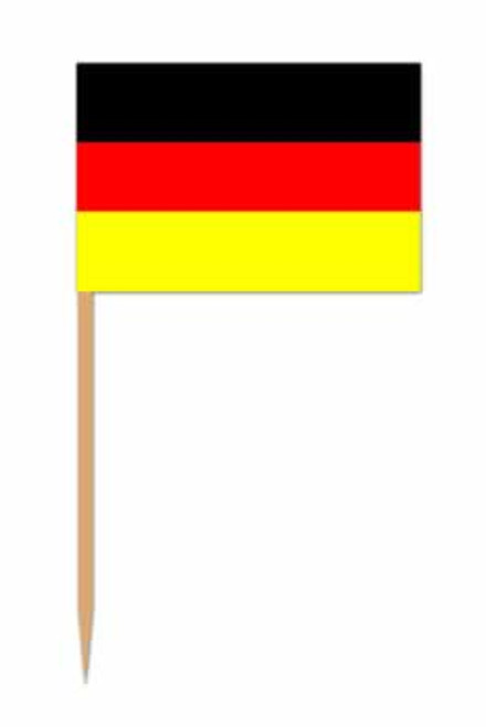 German Flag Accent Toothpick 50pk
