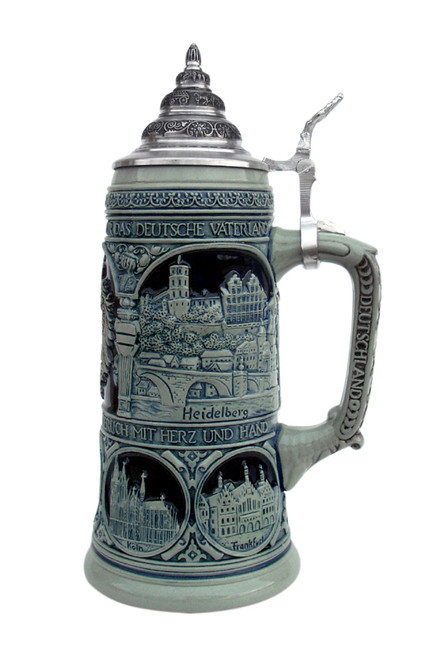 German National Anthem Beer Stein