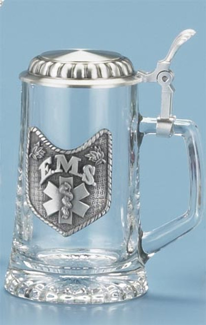 Glass E.M.S. Beer Stein