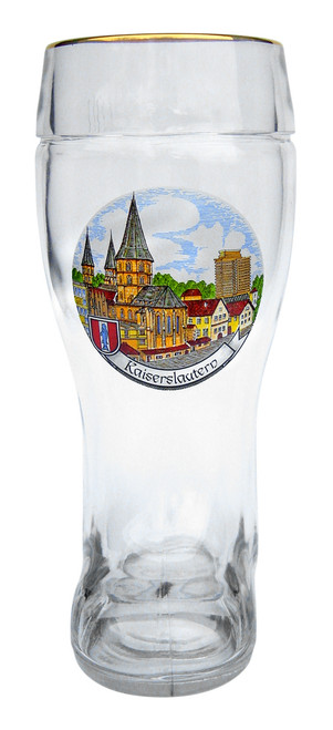 1 Liter Glass Beer Boot for Sale