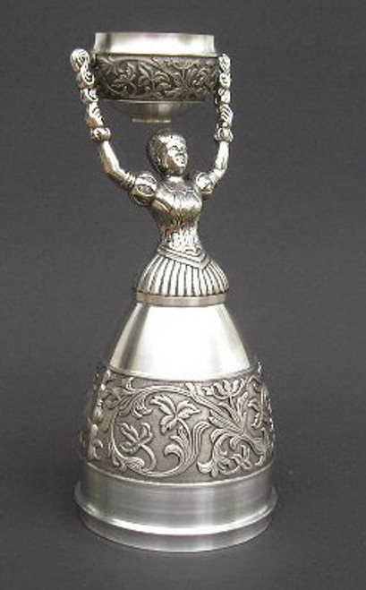 Authentic German Pewter Wedding Bridal Cup