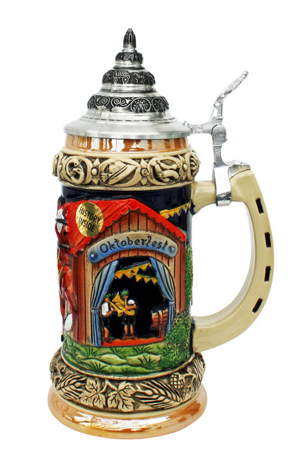 Oktoberfest Clydesdale and Beer Wagon Stein