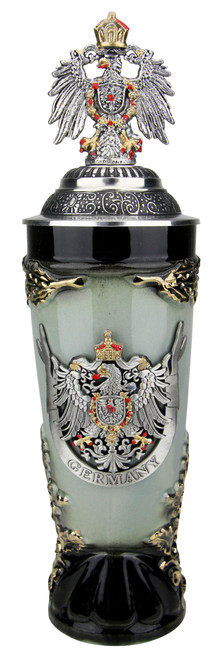 Deutschland Drinking Horn Stein | German Drinking Horn