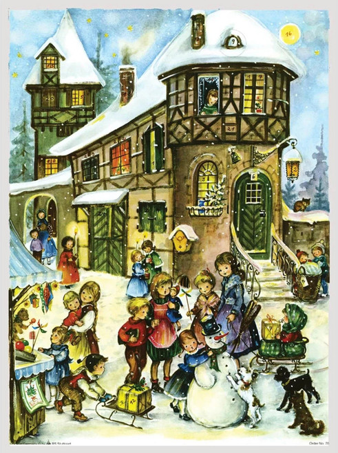 3D Bavarian Knight Village German Advent Calendar GermanSteins com 3D Bavarian Knight Village German Advent Calendar GermanSteins com