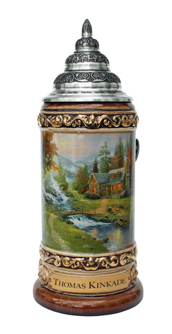 Thomas Kinkade Mountain Paradise Beer Stein