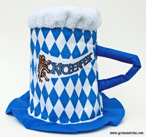 Bavarian Oktoberfest Party Beer Mug Hat