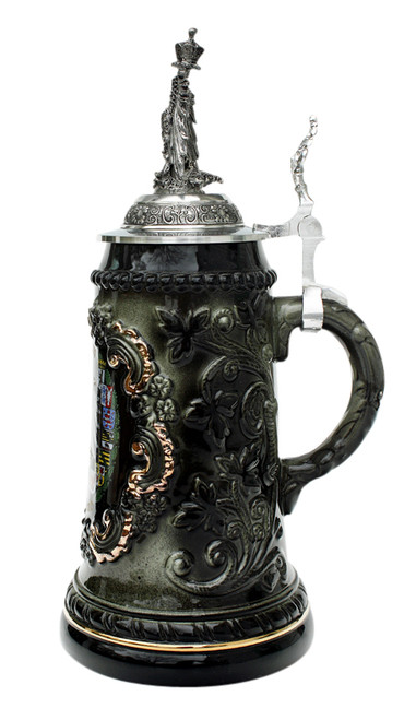 Deutschland Beer Stein with Eagle Lid