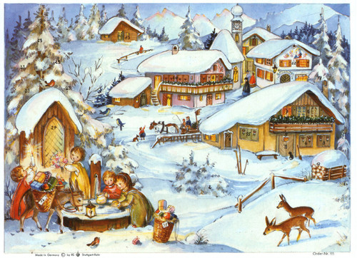 3D Bavarian Knight Village German Advent Calendar GermanSteins com 3D Bavarian Knight Village German Advent Calendar GermanSteins com