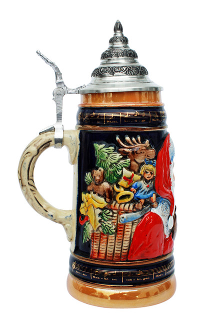 Authentic Cobalt Ceramic Beer Stein Christmas Gift