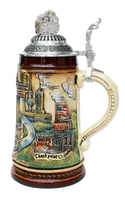 Berlin Wall Checkpoint Charlie Beer Stein