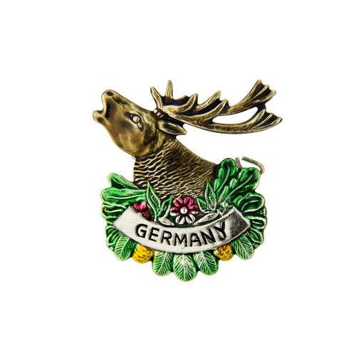 German Elk Hat Pin