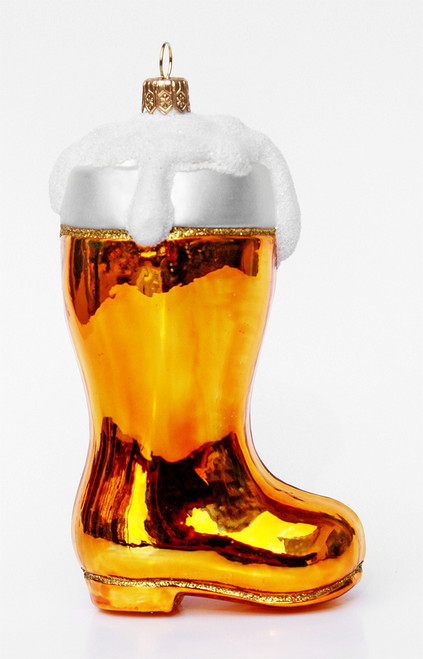 Made in Germany Miniature Beer Boot Christmas Ornament