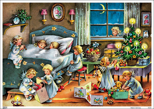 Night Before Christmas German Advent Calendar