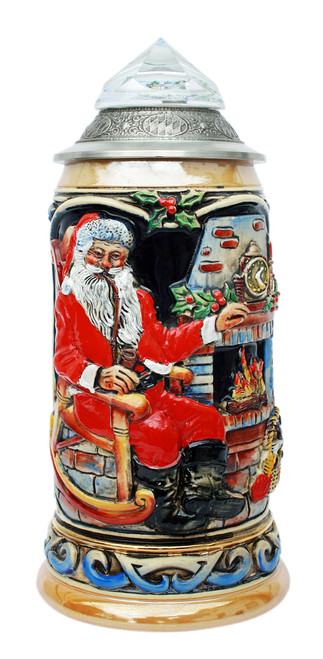 Santa Clause Beer Stein for Christmas Parties
