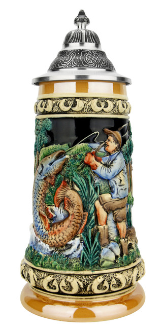 Fishing Beer Stein