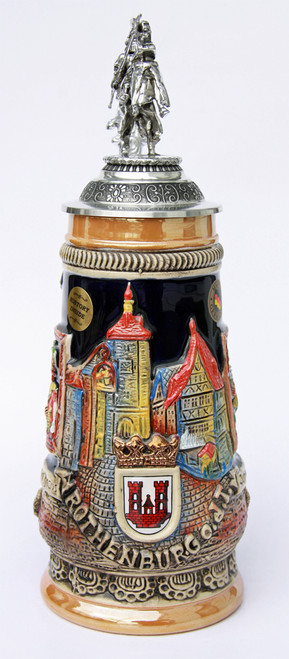 Rothenburg Jousting Knight Beer Stein